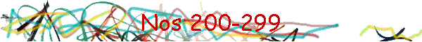 Nos 200-299