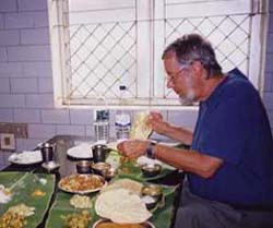 me eating